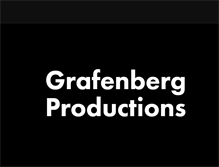 Tablet Screenshot of grafenbergproductions.com